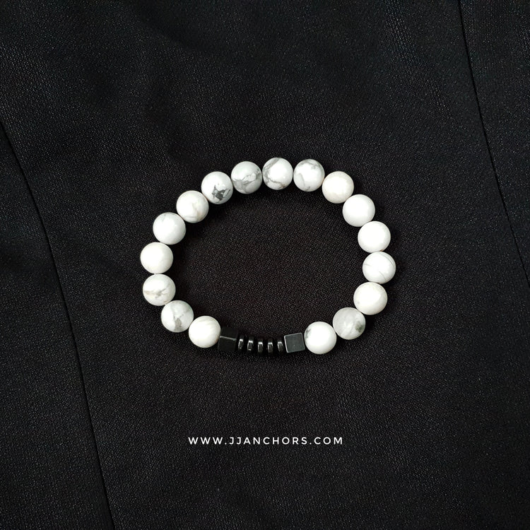 Henry II -Howlite | Hematite