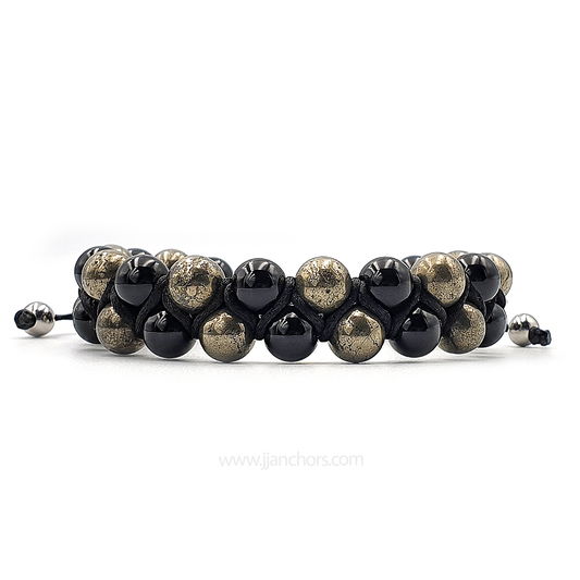 Phoren - Shamballa Pyrite | Black Onyx