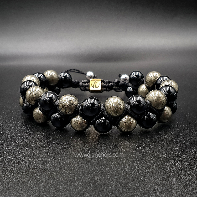 Phoren - Shamballa Pyrite | Black Onyx