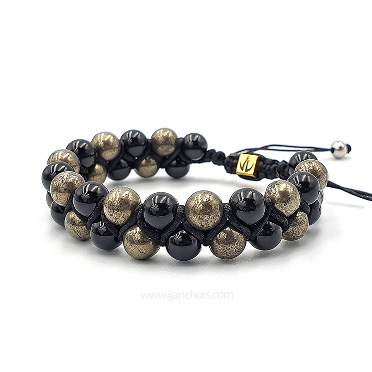 Phoren - Shamballa Pyrite | Black Onyx