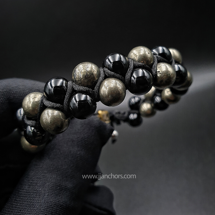 Phoren - Shamballa Pyrite | Black Onyx