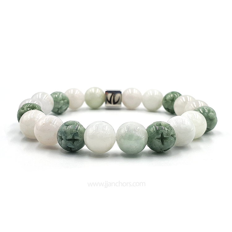 Lewis - Siberian White & Green Nephrite Jade