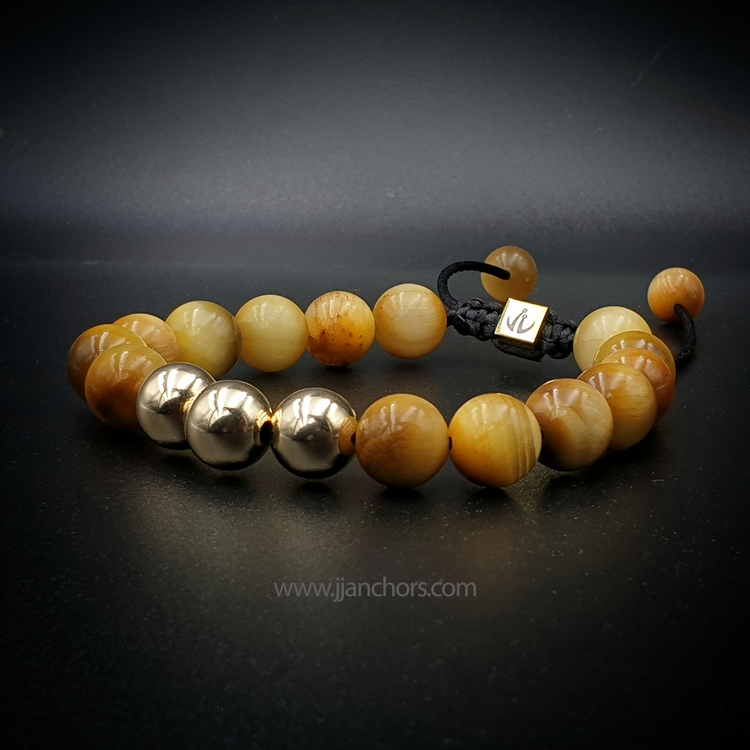 Gustavo - Yellow Tiger's Eye | 12K Gold