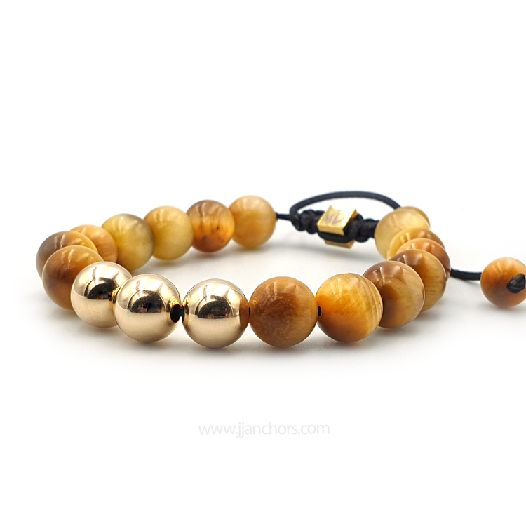 Gustavo - Yellow Tiger's Eye | 12K Gold