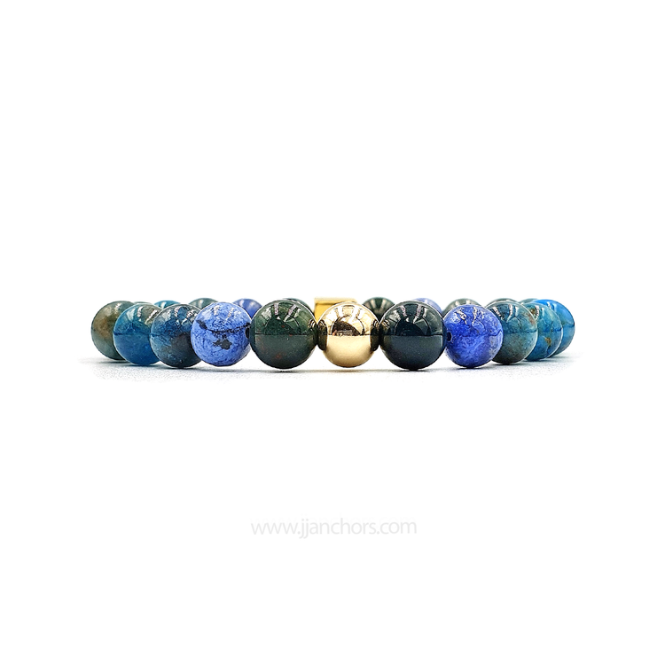 Health Bracelet with 12K Gold