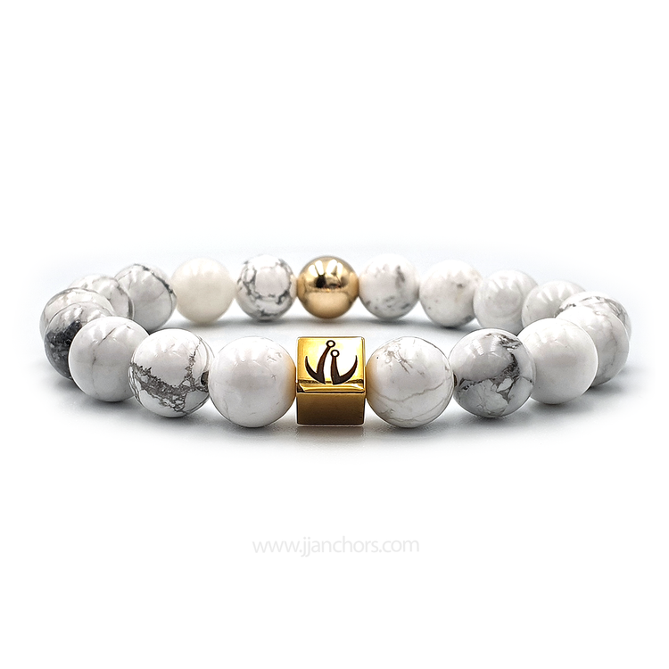 Henry III - Howlite | 12K Gold
