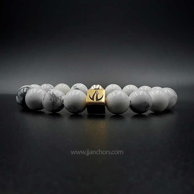 Henry III - Howlite | 12K Gold