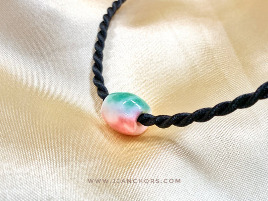 Jadeite Jade Necklace with 12K Gold