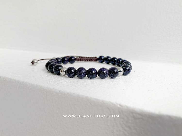 Braxton - Blue Sandstone | Stainless Steel