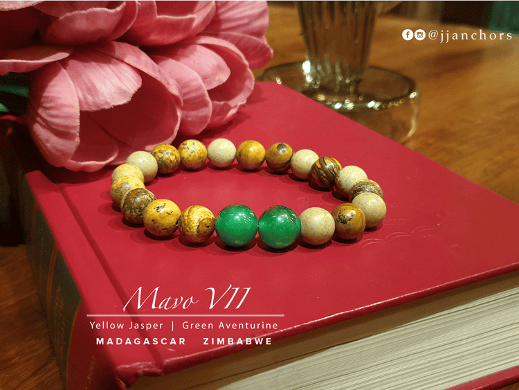 Mavo VII - Yellow Jasper | Green Aventurine