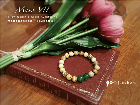 Mavo VII - Yellow Jasper | Green Aventurine
