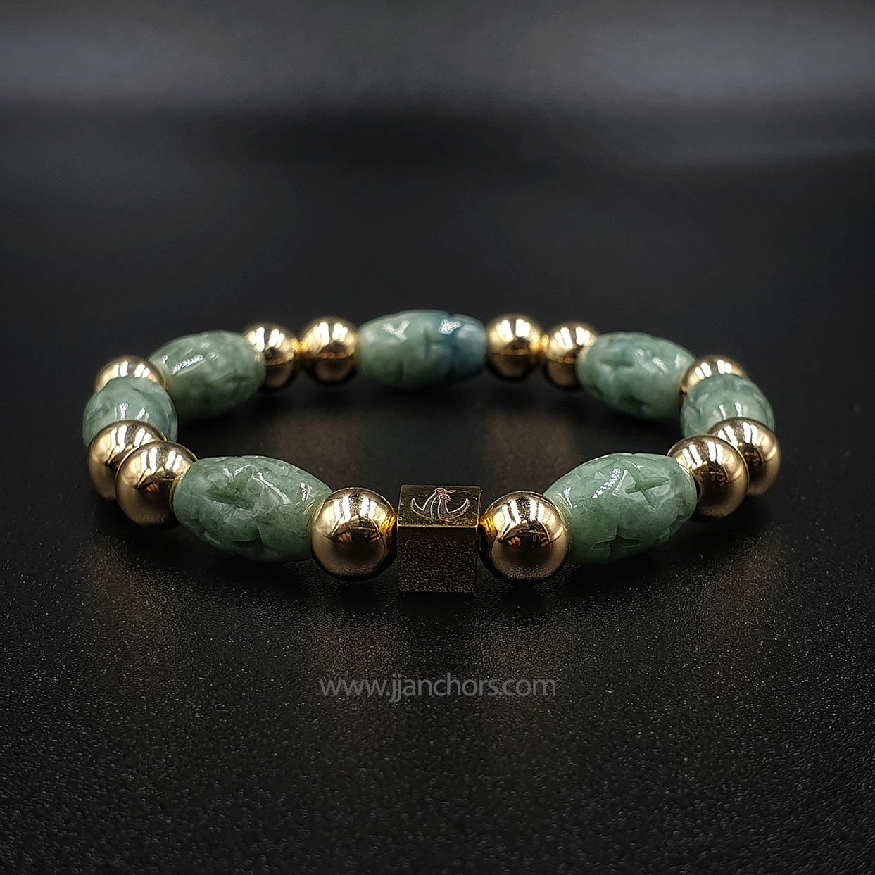 Ouisa - New Zealand Mountain Jade | 12K Gold