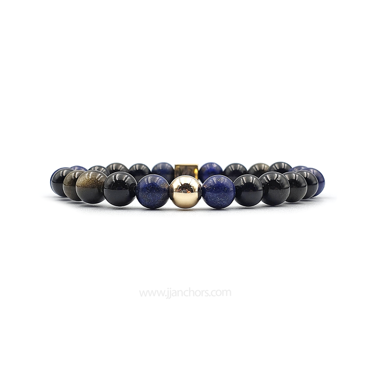 Protection Bracelet with 12K Gold