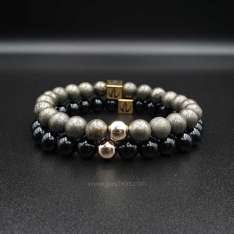Psychic Protection Bracelet with 12K Gold