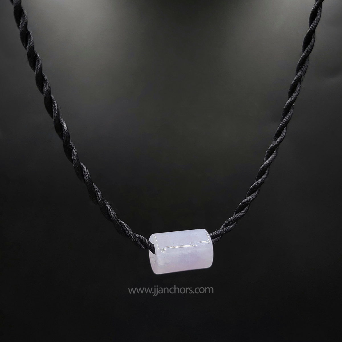 Siberian White Nephrite Jade Necklace