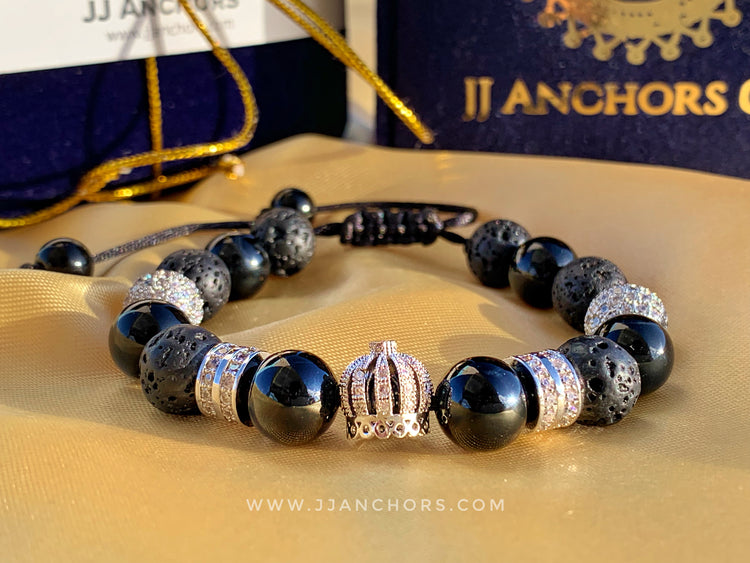 Ares - Black Onyx | Stainless Steel | Cubic Zirconia