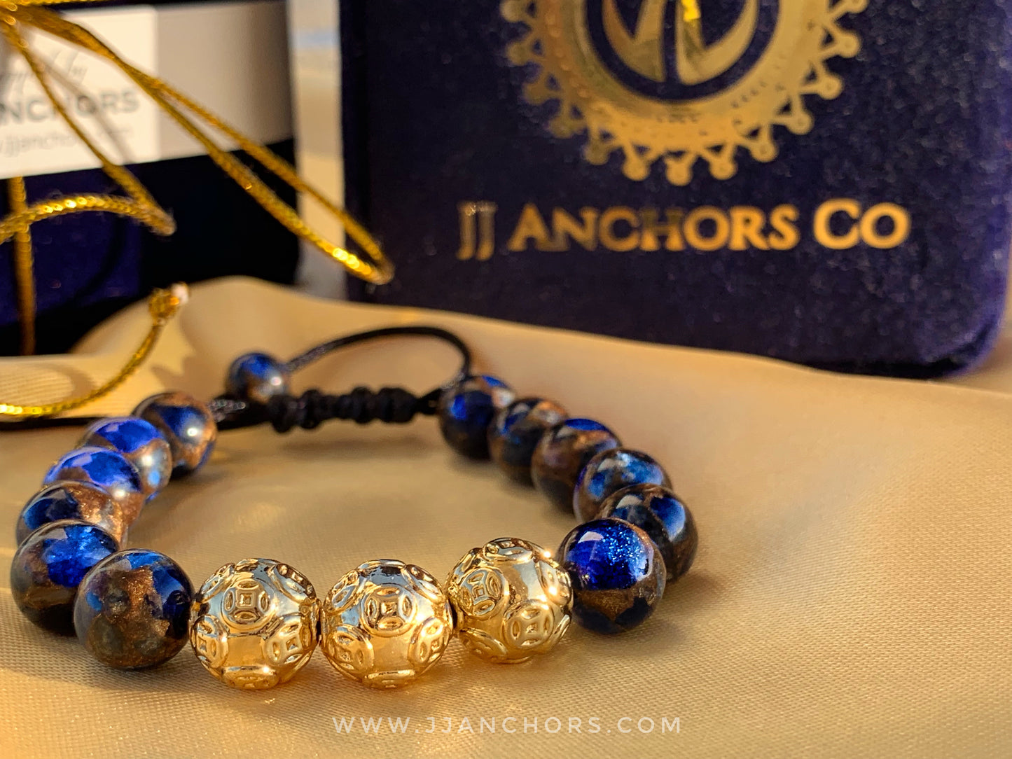 Gonzalo I - Muzo Sapphire & 24 karat Money Balls