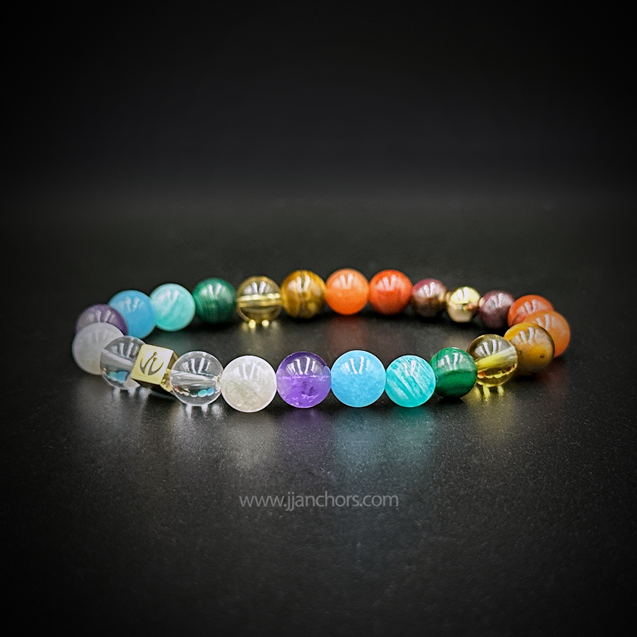 Total Chakra Healing Bracelet with 12k Gold