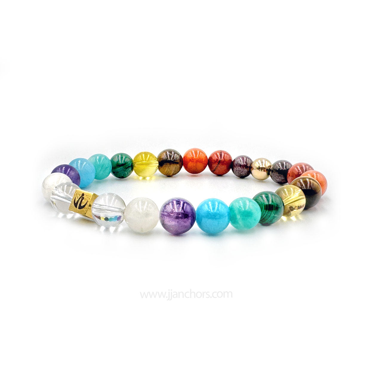 Total Chakra Healing Bracelet with 12k Gold
