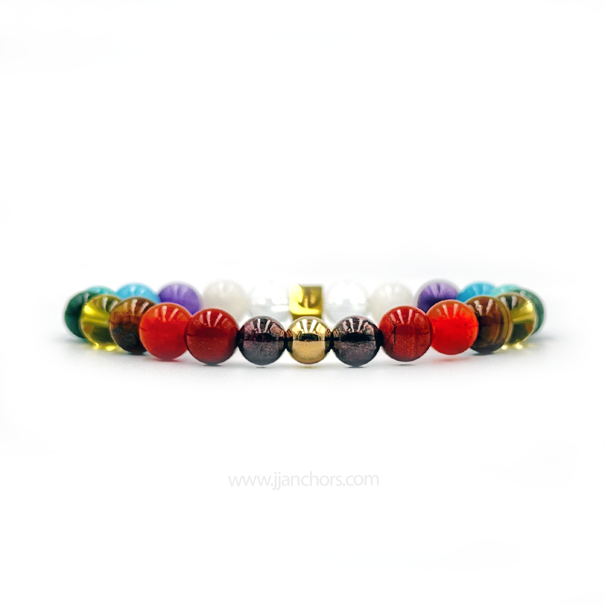 Total Chakra Healing Bracelet with 12k Gold