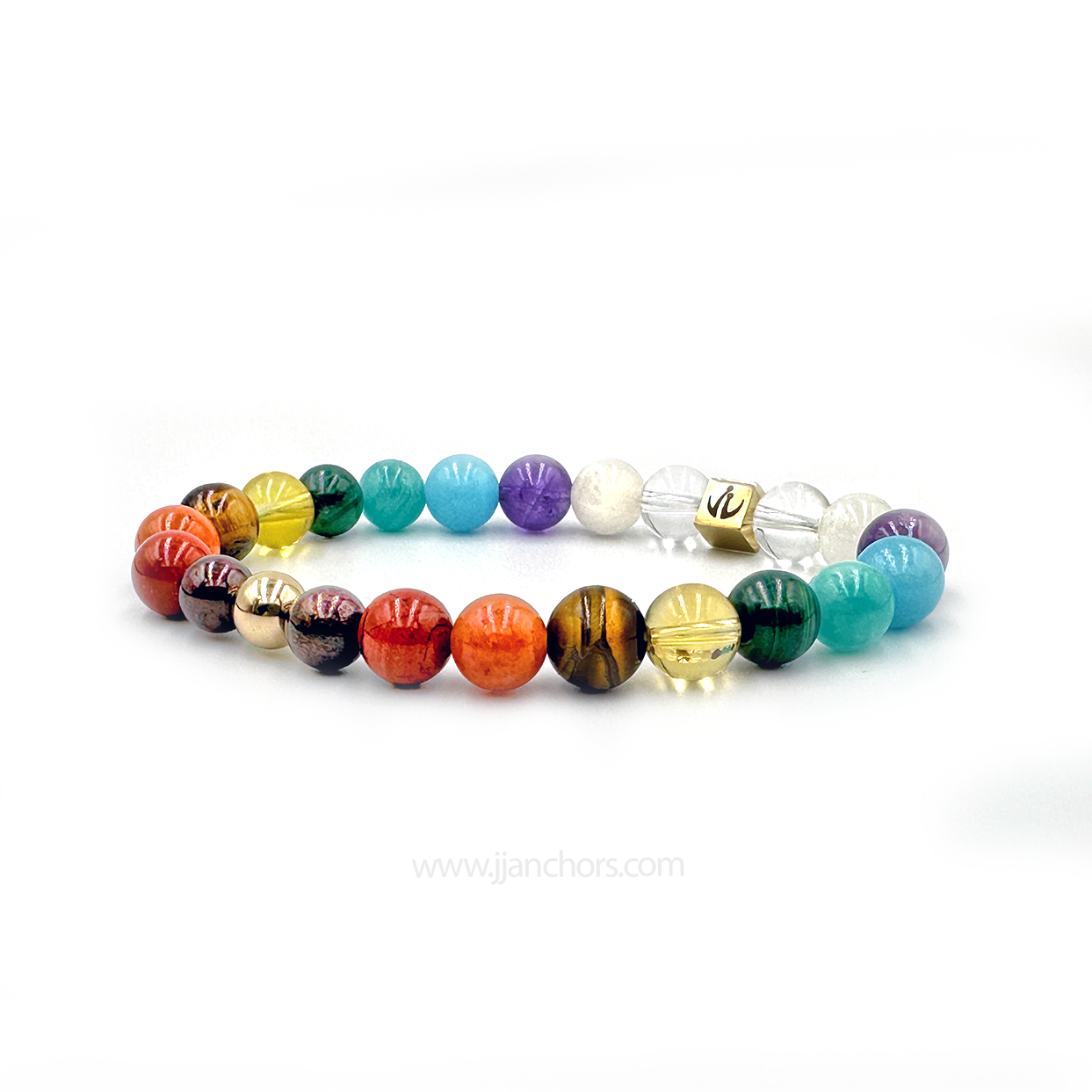 Total Chakra Healing Bracelet with 12k Gold
