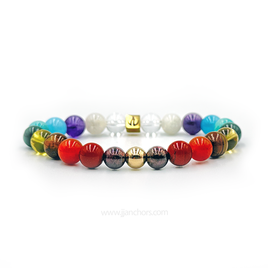 Total Chakra Healing Bracelet with 12k Gold