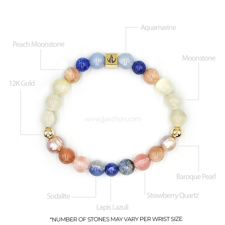 Higher Power Bracelet with 12K Golds