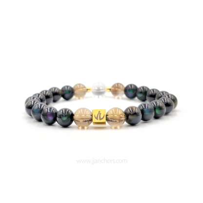 Moving Through Bracelet with 12K Gold