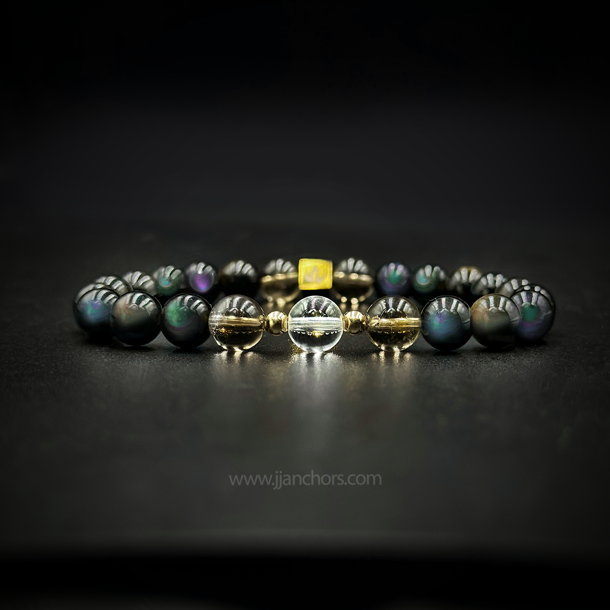 Moving Through Bracelet with 12K Gold