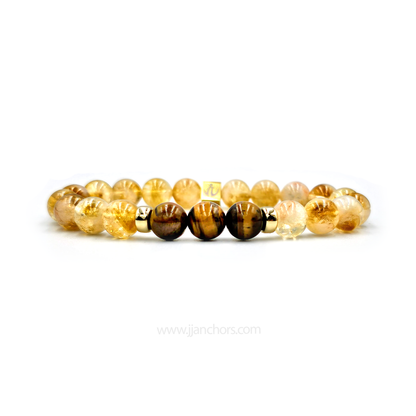 Positive Outcome Bracelet with 14K Golds
