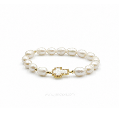White Holy Rosary