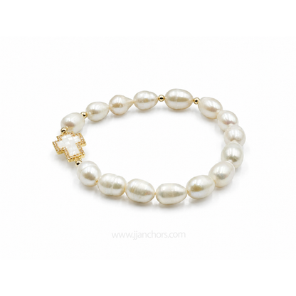 White Holy Rosary