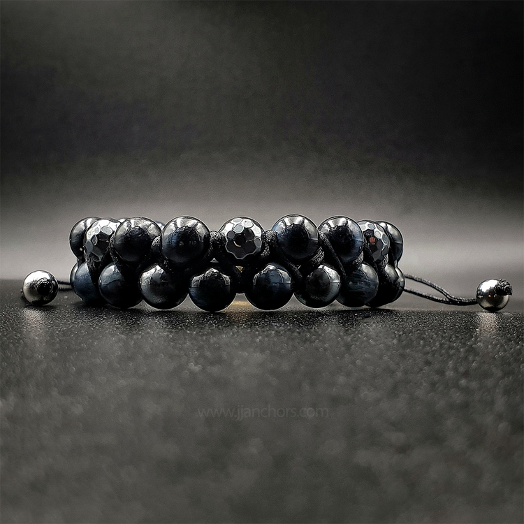 Helix - Shamballa Hematite | Hawk's Eye