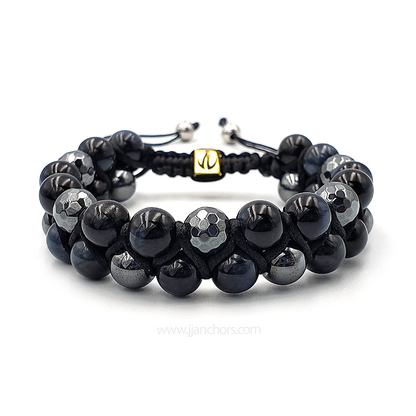 Helix - Shamballa Hematite | Hawk's Eye