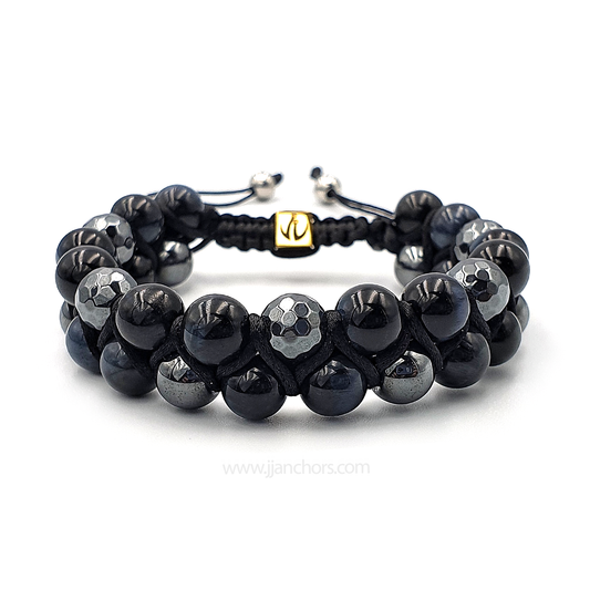 Helix - Shamballa Hematite | Hawk's Eye