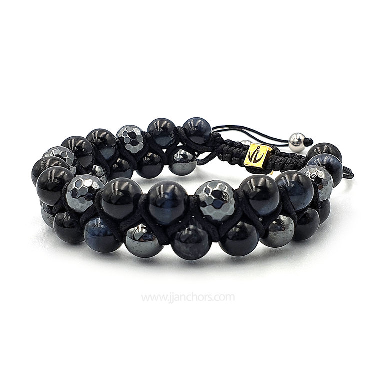 Helix - Shamballa Hematite | Hawk's Eye