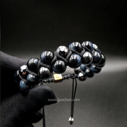 Helix - Shamballa Hematite | Hawk's Eye