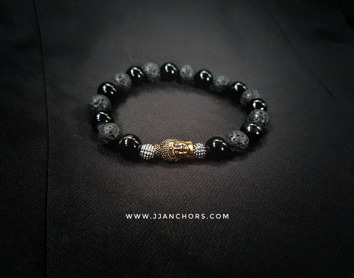 Kiev 55 - Lava Stone |  Black Onyx | Buddha