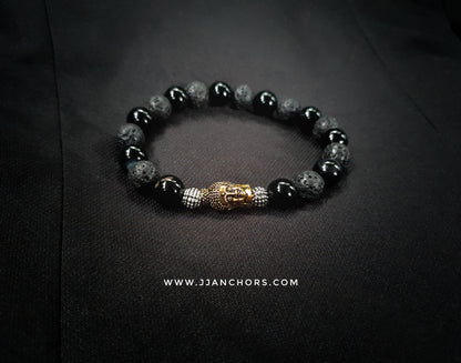 Kiev 55 - Lava Stone |  Black Onyx | Buddha