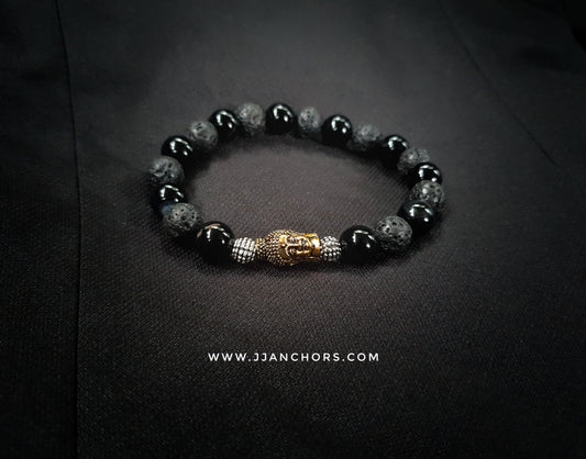 Kiev 55 - Lava Stone |  Black Onyx | Buddha