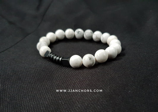 Henry II -Howlite | Hematite