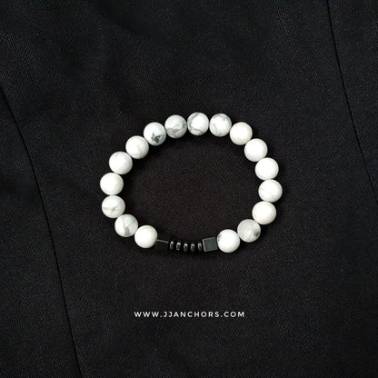 Henry II -Howlite | Hematite