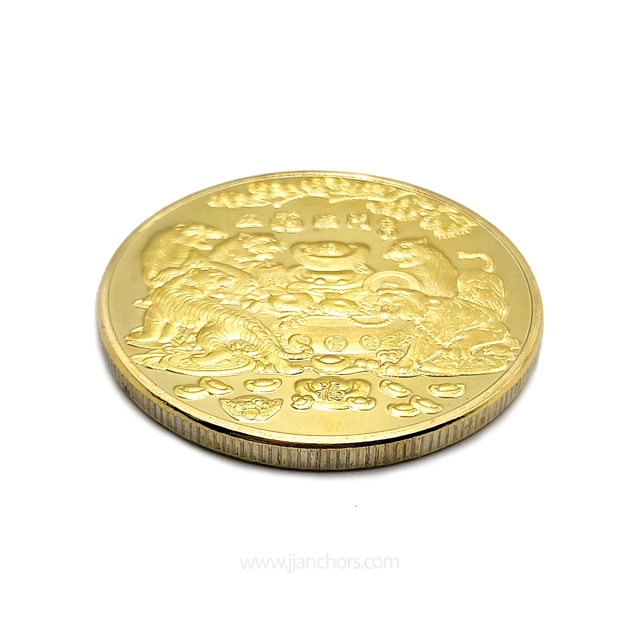 2022 Five Lucky Wealth Tiger Coin