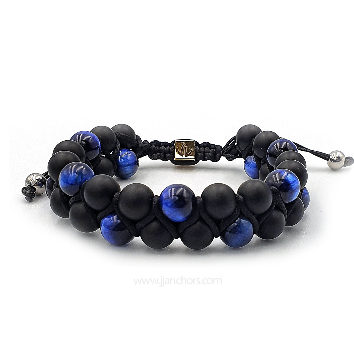 Sylvan - Shamballa Blue Tiger's Eye | Matte Black Onyx