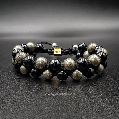 Phoren - Shamballa Pyrite | Black Onyx