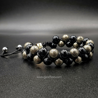Phoren - Shamballa Pyrite | Black Onyx