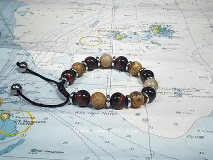 Anu - Picture Jasper | Red Tiger's Eye
