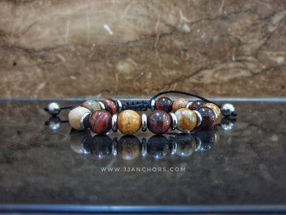 Anu - Picture Jasper | Red Tiger's Eye