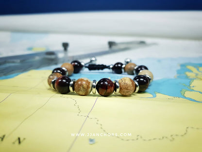 Anu - Picture Jasper | Red Tiger's Eye