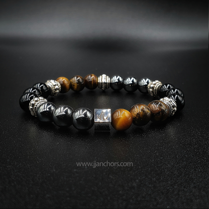 Caturix - Hematite | Black Onyx | Tiger's Eye